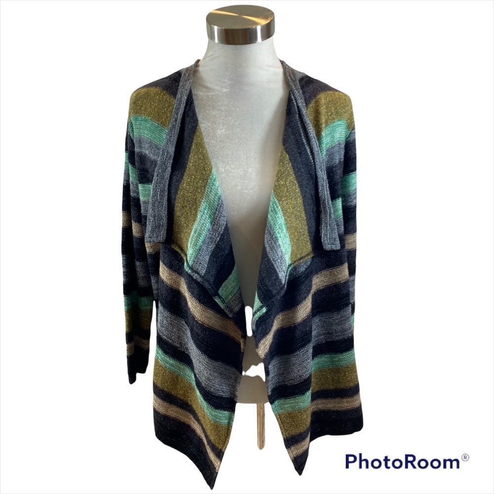 ModCloth Brand Open Front Waterfall Colllar Cardigan Sweater Size XXS/XS